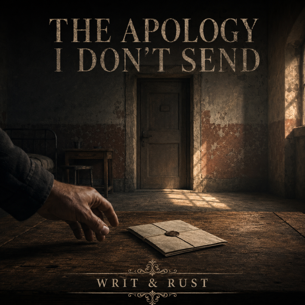The Apology I Don’t Send